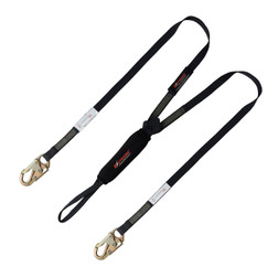 KStrong UFL201750 6 ft Shock Absorbing Lanyard with Loop & Snap Hook - Each