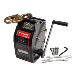 KStrong UFT531130 310 lb Galvanized Steel Bidirectional Winch - Each
