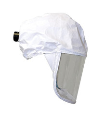 Bullard 20LF2LHE Dupont Tychem 2000 Contoured-Fit Narrow Face Loose-Fitting Facepiece with HEPA Exhalation Panel - 1 Box