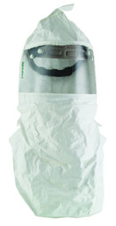 Bullard 20TICT CC20 Series Dupont Tychem 2000 Replacement Double Bib Respirator Hood - 1 Box