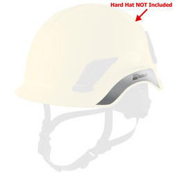 Bullard C10SS Gray 2-Piece Reflective Stripe Set for CEN10 Helmet - Each