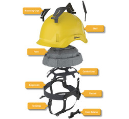 Bullard CEN10 Climbing 6-1/2 - 8 in Vented Safety Helmet