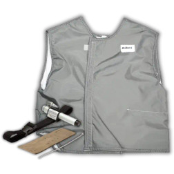 Bullard DC705X DC70 Gray Nylon Outer Shell/Cotton Inner Shell Cooling Vest - Each