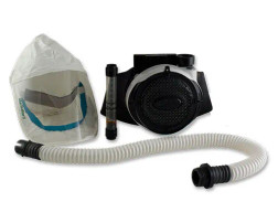 Bullard EVA20LF2L EVA Series Rechargeable Lithium 7-8.5 cfm Loose Fitting Powered Air-Purifying Facepiece Respirator System - Each