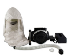 Bullard EVA20TICHT EVA Series Rechargeable Lithium 7-8.5 cfm Loose Fitting Powered Air-Purifying Hood Respirator System - Each