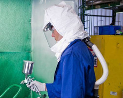 Bullard EVA20TICHT EVA Series Rechargeable Lithium 7-8.5 cfm Loose Fitting Powered Air-Purifying Hood Respirator System - Each