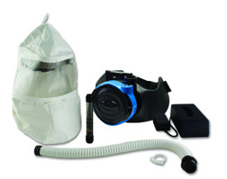 Bullard EVAHL20TJT EVAH Series Rechargeable Lithium 7-8.5 cfm Loose Fitting Powered Air-Purifying Hood Respirator System - Each