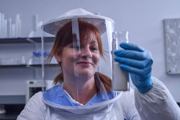 Bullard EVAHLSTLN2KFC3 EVAH Series Rechargeable Lithium 7-8.5 cfm Loose Fitting Powered Air-Purifying Hood Respirator System - Each