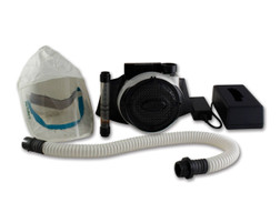Bullard EVAPAN1 EVA Series Rechargeable Lithium 7-8.5 cfm Loose Fitting Powered Air-Purifying Facepiece Respirator System - Each