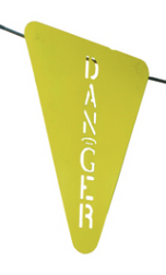 Guardian Stamped Steel Warning Flag (15038)