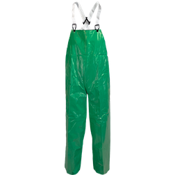 Louisiana Professional Wear 250BTR Kelly Green PVC/Polyester/PU Industrial Waterproof Protective Bib Trouser - Each
