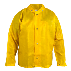 Louisiana Professional Wear 440SCJ Spanish Yellow Thermoplastic Polyurethane/Nylon Industrial Waterproof Protective Rain Jacket - Each