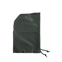 Louisiana Professional Wear 600HOD Dark Green PVC/Non-Woven Polyester Industrial Waterproof Protective Rain Hood - Each
