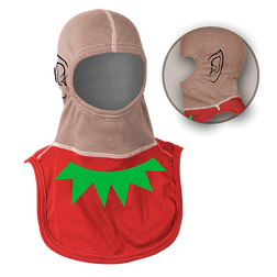 MAJFIRE ELF PAC II ELF Design Nomex Blend 21 in Long Notched Shoulder Bib Protective Hood - Each