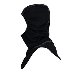 MAJFIRE HALO SPZ C6 Black 65% Oxidized Polyacrylonitrile (OPF)/35% Artificial Tri-Blend 23 in Strategic Particulate Zone coverage Particulate Blocking Protective Hood - Each
