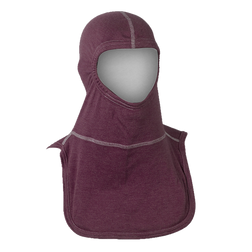 MAJFIRE Maroon PAC II Maroon Nomex Blend 21 in Long Notched Shoulder Bib Protective Hood - Each