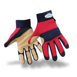 MAJFIRE MFA70 Premium Synthetic Leather/Spandex Outer/Neoprene knuckle Rope Rescue Gloves - Each