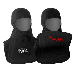 MAJFIRE NAUGHTY PAC II Black Nomex Blend 21 in Long Notched Shoulder Bib Protective Hood - Each