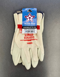 North Star 8310 Winter Lined Buckaroo, Cowhide Palm Driver Gloves