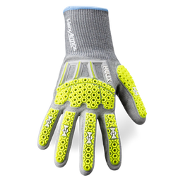 HexArmor Helix 3013IMP Polyurethane Coated Eco-Friendly Impact Resistant Knit Glove - Pair