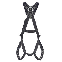MSA V-FORM Arc-Flash Full-Body Harness: Steel Back D-Ring, Tongue Buckle Legs