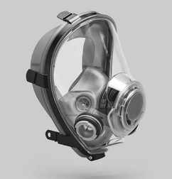 Elmridge E600 Gas Mask, Multiple Sizes - Each