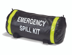 SpillTech A-LIFTBAG Black Vinyl Forklift Duffle Bag with Velcro - 1 Pack