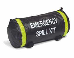 SpillTech A-LIFTBAG Black Vinyl Forklift Duffle Bag with Velcro - 1 Pack