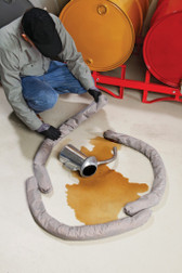 SpillTech CCSO40 Gray Corn Cob Filler/Polypropylene Sleeve Universal CornCob Sock - 40 Pack