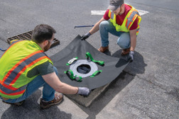 SpillTech DFI3642OS Black PET Frameless Inlet Drain Filter Oil and Sediment - 1 Pack