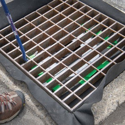 SpillTech DFI3642OS Black PET Frameless Inlet Drain Filter Oil and Sediment - 1 Pack