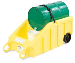 SpillTech ENP5300 Poly-Dolly Yellow Polyethylene Portable Dispensing Station - 1 Pack