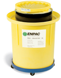 SpillTech ENP8075 Poly-Collector Yellow Polyethylene Drum Container - 1 Pack