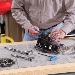 SpillTech GP-H Gray Polypropylene Contractor Grade Pad - 100 Pack