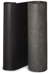 SpillTech PBR100 Gray Polypropylene/Polyethylene Polybacked Traffic Tuff Rug Roll - 1 Pack