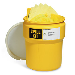 SpillTech SPKHZ-10 Yellow Polyethylene HazMat Spill Kit - 1 Pack