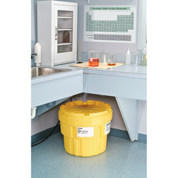 SpillTech SPKHZ-20 Yellow Polypropylene Overpack Salvage HazMat Drum Spill Kit - 1 Pack