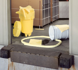 SpillTech SPKHZ-50-WD 50 gal 100% Polyethylene Wheeled OverPack Salvage HazMat Drum Spill Kit - 1 Pack