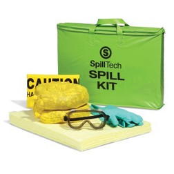 SpillTech SPKHZ-GTOTE Bright Green 20 in HazMat Tote Spill Kit - 1 Pack