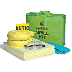SpillTech SPKHZ-TOTE Bright Green 20 in HazMat Tote Spill Kit - 1 Pack