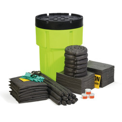 SpillTech SPKU-95-HV 95 gal 100% Polyethylene Hi-Viz OverPack Universal Drum Spill Kit - 1 Pack