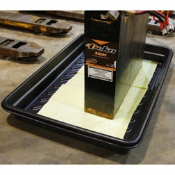 SpillTech TRAY1248 Black 100% Polyethylene Ultra-Utility Tray - 1 Pack