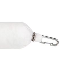 SpillTech WBB318 White Poly Blend Filler/Polyester Netting/Metal Hardware Oil-Only Bilge Boom - 20 Pack