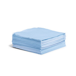 SpillTech WIP1000 Blue Cellulose & Polyester Blend Heavy Duty Spunlace Wiper - 1000 Pack