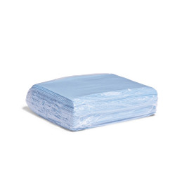 SpillTech WIP1000 Blue Cellulose & Polyester Blend Heavy Duty Spunlace Wiper - 1000 Pack