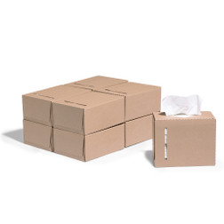 SpillTech WIP1302 White 100% Bonded Cellulose Medium Duty DRC Wetlay Wiper - 900 Pack