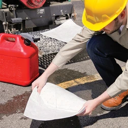 SpillTech WP-H White Polypropylene Oil-Only Contractor Grade Pad