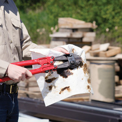 SpillTech WP-H White Polypropylene Oil-Only Contractor Grade Pad