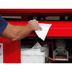 SpillTech WPF100H Commander White Polypropylene Oil-Only Pad