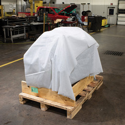 SpillTech WPR7248 White Polypropylene & Cellulose Blend Engine Cover - 50 Pack